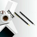 Classic Stainless Ballpoint Pen Office Ball Point Writing Pen Student Stationery