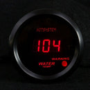 Car Black 2 Inch 52mm Red Digital LED Electronic Water Temp Temperature Gau