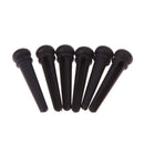 6xRosewood Bridge Pin with 4mm Golden Classical Style Dot Acoustic Guitar A