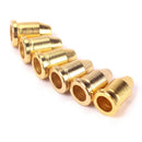 6pcs Through Body Guitar String Mounting Ferrules Bushing For  ST Guitar