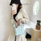 Women Shoulder Totes Woven Handbags Female Braided PU Leather Messenger Bags