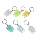 2Pcs 15 Meters Dental Floss Keychain Mini Health Hygiene Key Ring Portab OZ
