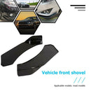 Universal Car Front Bumper Lip Splitter Spoiler Glossy Black Left+Right