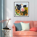 5D DIY Full Drill Diamond Painting Cow Animal Cross Stitch Decor (B437)