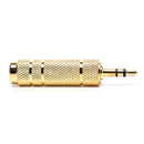 3.5mm Male To 6.35mm Female Stereo Audio Plug Headphone Jack Adapter Converte Bj