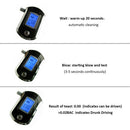 AT-6000 Handheld Backlight Digital Breath Alcohol Tester + 20 Mouthpieces