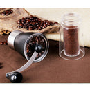 Ceramic Burr Manual Coffee Grinder Portable Hand Crank Stainless Coffee Mill