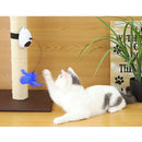 Kitten Cat Teaser Electronic Mouse Light Teaser with Feather for Pet Cats