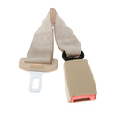 Car Seat Belt Extender Seatbelt Extension Buckle Socket Adults Kid A Beige