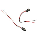10 x PP3 9V Battery Connector Clip Hard Wearing ABS Tinned Wire Leads 150mm C2E5