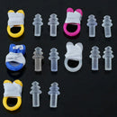 5 Set Silicone Earplugs and Nose Clip for Summer Water Sports Swim Safety FDG