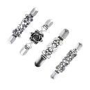 4 Piece Cardigan Jacket Sweater Shawl Clip Goalkeeper Collar Duckbill Metal