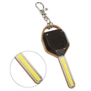 Mini COB LED Flashlight Mini Key Shape Outdoor Keychain Lamp Torch Light