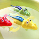 2X Wind Up Clockwork Cute Crocodile Kid Baby Swimming Favor Bath Time Play To JR