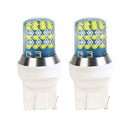 2x T20 3157 7443 Strobe Flash 24SMD LED Bulbs for Car Brake Turn Signal Light
