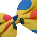 clown bow tie fancy dress dot multi color