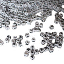 100x Spacer Acrylic Beads DIY Cube Making Loose Mixed Alphabet Jewelry Letter