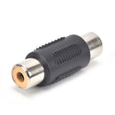 5pcs Female RCA Audio/Video AV Cable Cord Extension Adapter Connector Plug 3CAU