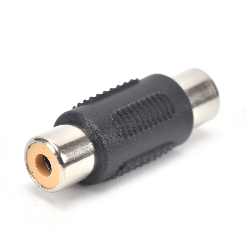 5pcs Female RCA Audio/Video AV Cable Cord Extension Adapter Connector Plug 3CAU