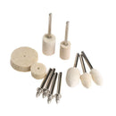 129Pcs Accessories Polishing Wheel Polishing Tools Wool Felt Metal Surface  W5Z9
