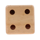 Jumbo Outdoor Camping Wood Dice - 6 Sided Big Dice 3.5'' - Family Activity Party
