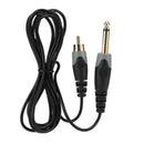 2.25 meters Tattoo Clip Hook Line with Curved Head RCA Plug for Tattoo Machine