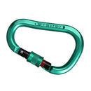 24KN Aluminum Screwgate Carabiner Screw Lock Caribeaner D-ring Clip Hook