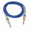 6.35mm Mono Jacks 1/4 inch Straight Male to Male Instrument Cables for Elec