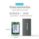 Blueendless 2.5 Inch Msata Hard Drive Disk Box Usb 3.0 Hdd Docking Station  M7H1