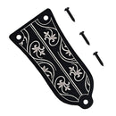 3 Holes Printing Electric Guitar Truss Rod Cover with Screws Musical Instrument