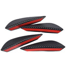 4pcs Fins Universal Body Professional Exterior Protective Front Bumper Spoiler