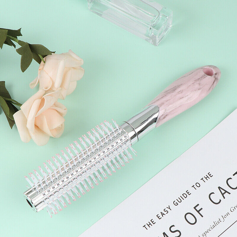1PC Roll Brush Round Hair Comb Wavy Curly Styling SalonTool Non-slip HandleB Hn