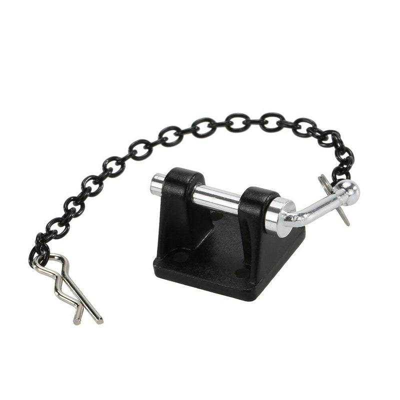 Tow Winch Hook Trailer Chain Shackle fr RC 1/10 Axial Scx10 D90 D110 TF2 Car