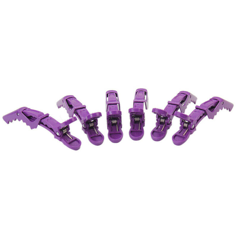 6 pcs Sectioning Clip Hairdressing Styling Hair Tool Crocodile Salon Supp KBT
