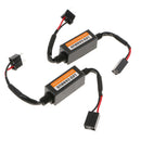 2x H7 Headlight Capacitor Load Resistor Canbus Decoder Wire Harness Adapter
