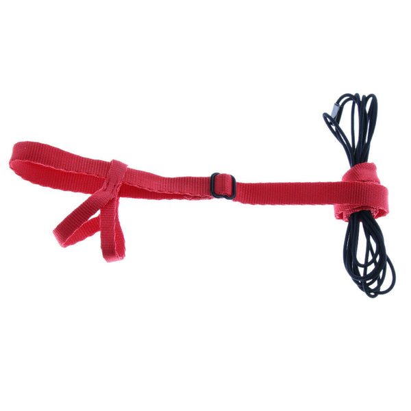 Parrot Bird Parakeet Leash Outdoor Adjustable Harness Training Rope Random