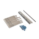 1 Pack Stainless Steel Keys DIY Chrome for 17 Note Kalimba Finger Percussion