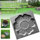 Flower Stepping Stone Mold Pavement Fashion Garden Cement Decor Concrete X1K9
