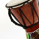 Professional African Djembe Drum Bongo Wooden Colorful Musical Instrument x1