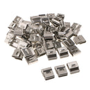 100x Stainless Steel Solar Cable Clips Management PV Wire Clip Fastener