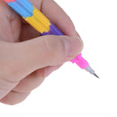 4 pcs/bag Creative rainbow multi-function building block pen pencil 8 knots  Gw