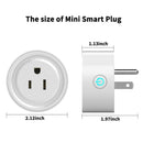 Smart Plug, Mini WiFi Outlet Works with Alexa, No Hub Required, Remote Control