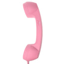 3.5mm Mic Retro Cell Telephone Handset Phone Classic Receiver Pink+Green