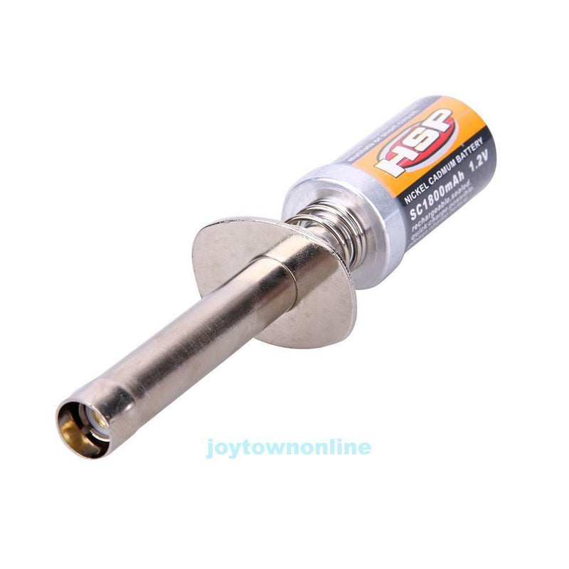 Glow Plug Starter Igniter Charger Kit for Gas Nitro Engine 1/10 1/8 RC Car (US)