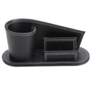 Multifunction Pu Leather Pen Holder Pencil Stationery Container Office Scho O3F1