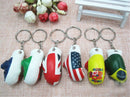 Simulation Boxing Gloves Keychain Pendant Sporting Gloves Keyring Gift Toys 3C