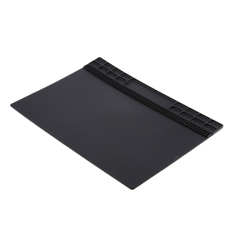 Cellphone Repair Mat Insulation Silicone Pad Maintenance Platform Black