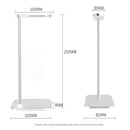 Metal Gaming Headphones Holder Support Headset Desk Display Stand (White)