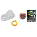 50pcs 1/8 Rope Light R-Style Mounting Clips with Screws+Number Tube Marker