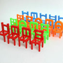 18Pcs Balance Chairs Balance Game Children Kids Educational Balance Toys Pu W5S7
